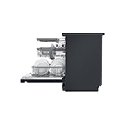 LG 15 Place QuadWash® Dishwasher with Auto Open Dry in Matte Black Finish with TrueSteam™ - Free Standing, XD3A25MB