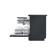 LG 15 Place QuadWash® Dishwasher with Auto Open Dry in Matte Black Finish with TrueSteam™ - Free Standing, XD3A25MB