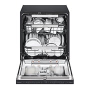 LG 15 Place QuadWash® Dishwasher with Auto Open Dry in Matte Black Finish with TrueSteam™ - Built-Under, XD3A25UMB