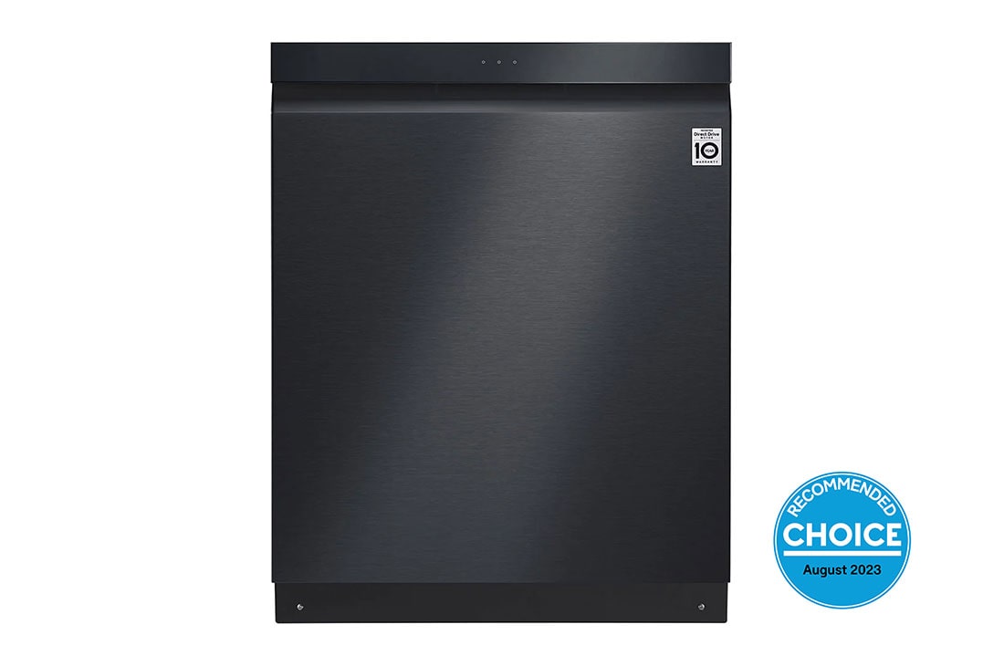 LG 15 Place QuadWash® Dishwasher with Auto Open Dry in Matte Black Finish with TrueSteam™ - Built-Under, XD3A25UMB