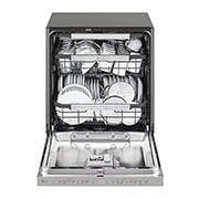 LG 15 Place QuadWash® Dishwasher with Auto Open Dry in Platinum Steel Finish with TrueSteam™ - Built-Under, XD3A25UPS