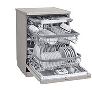 LG 15 Place QuadWash® Dishwasher in Platinum Steel Finish - Free Standing, XD4B15PS