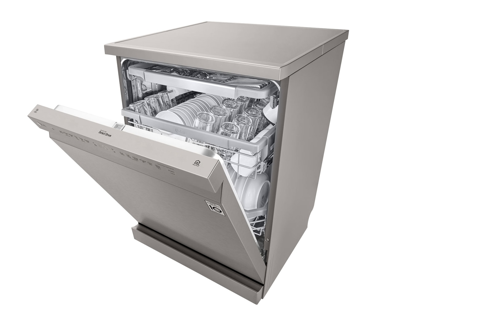 LG 15 Place QuadWash® Dishwasher - Freestanding, XD4B15PS