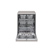 LG 14 Place QuadWash® Dishwasher in Platinum Steel Finish with TrueSteam™ - Free Standing, XD4B24PS