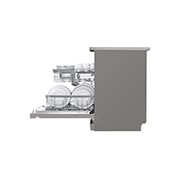 LG 14 Place QuadWash® Dishwasher in Platinum Steel Finish with TrueSteam™ - Free Standing, XD4B24PS