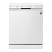 LG 14 Place QuadWash® Dishwasher Finished in White with TrueSteam™ - Free Standing, XD4B24WH
