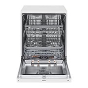 LG 14 Place QuadWash® Dishwasher Finished in White with TrueSteam™ - Free Standing, XD4B24WH