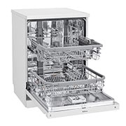 LG 14 Place QuadWash® Dishwasher Finished in White with TrueSteam™ - Free Standing, XD4B24WH