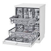 LG 14 Place QuadWash® Dishwasher Finished in White with TrueSteam™ - Free Standing, XD4B24WH