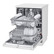 LG 14 Place QuadWash® Dishwasher Finished in White with TrueSteam™ - Free Standing, XD4B24WH