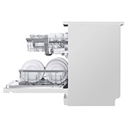 LG 14 Place QuadWash® Dishwasher Finished in White with TrueSteam™ - Free Standing, XD4B24WH