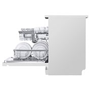 LG 14 Place QuadWash® Dishwasher Finished in White with TrueSteam™ - Free Standing, XD4B24WH