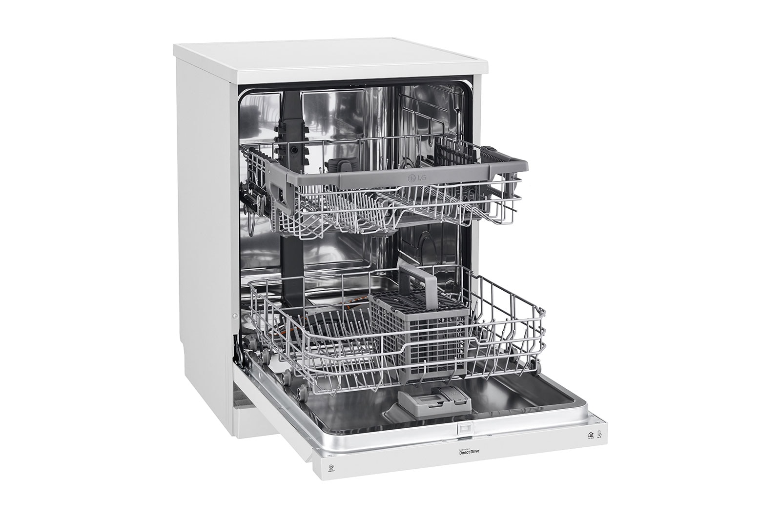 LG 14 Place QuadWash<sup>®</sup> Dishwasher in White Finish - Free Standing, XD5B14WH