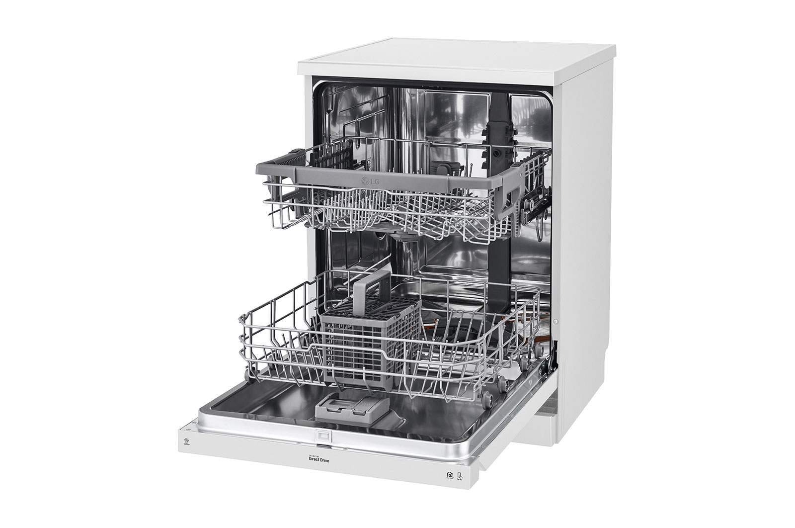 LG 14 Place QuadWash<sup>®</sup> Dishwasher in White Finish - Free Standing, XD5B14WH