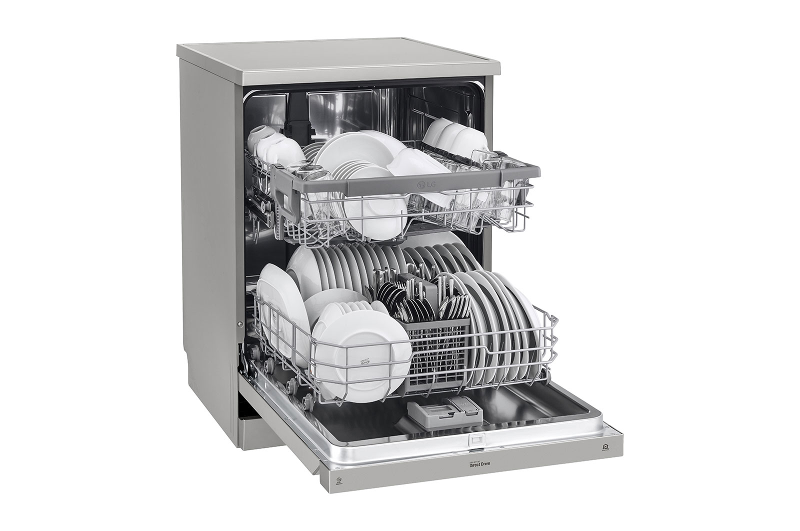 LG 14 Place QuadWash<sup>®</sup> Dishwasher in Stainless Finish - Free Standing, XD5B24PS