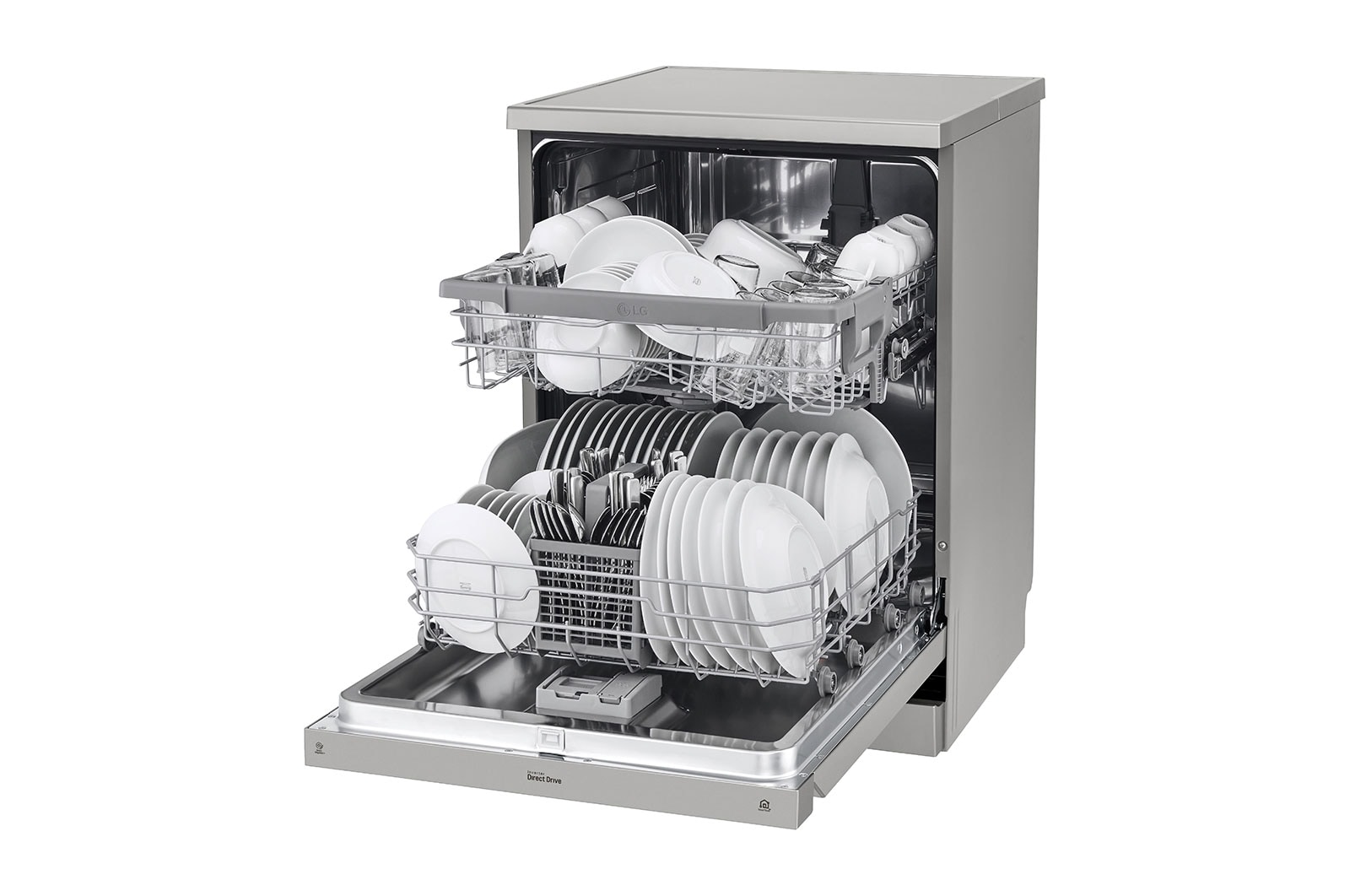 LG 14 Place QuadWash<sup>®</sup> Dishwasher in Stainless Finish - Free Standing, XD5B24PS