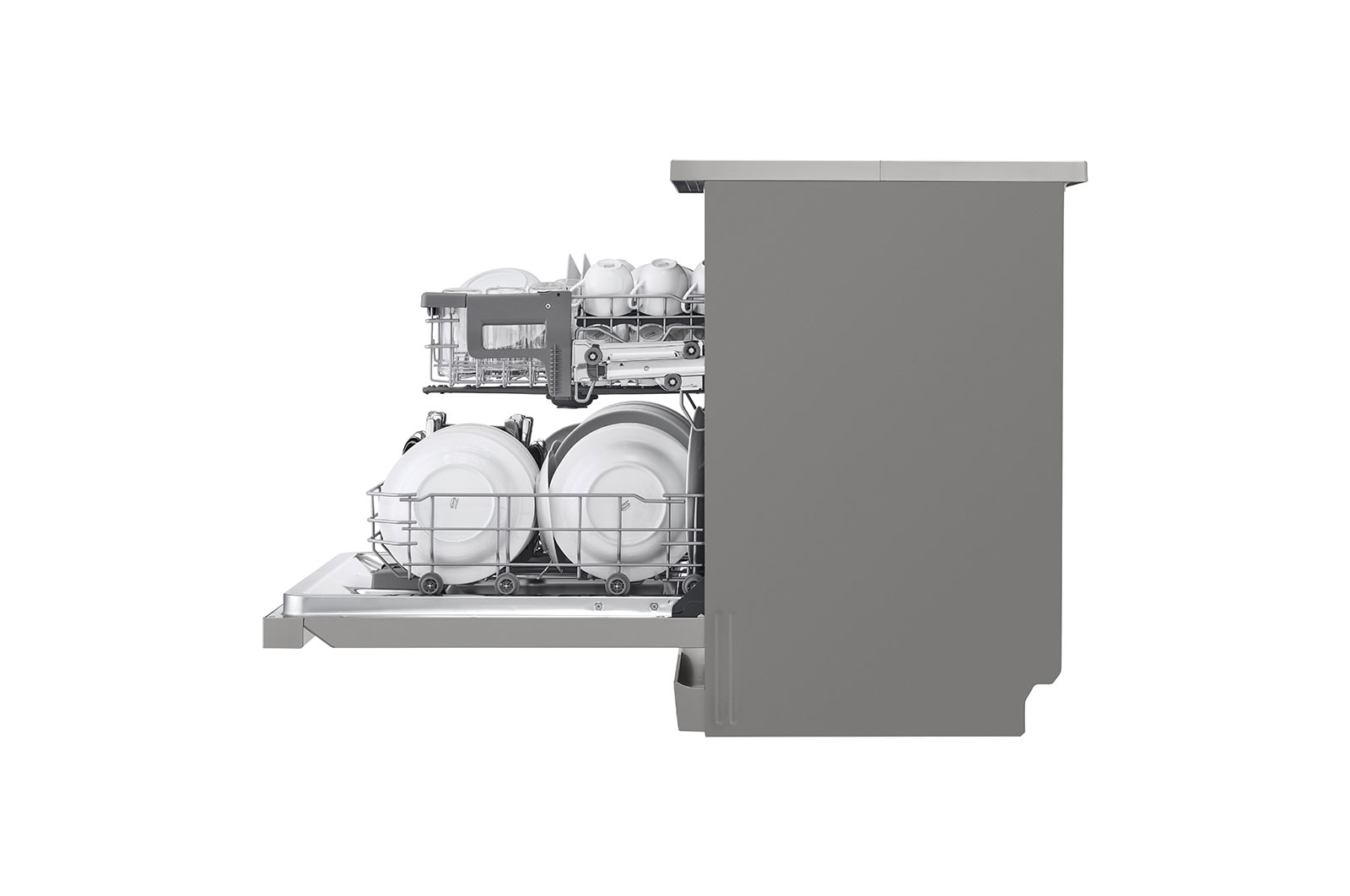 LG 14 Place QuadWash<sup>®</sup> Dishwasher in Stainless Finish - Free Standing, XD5B24PS