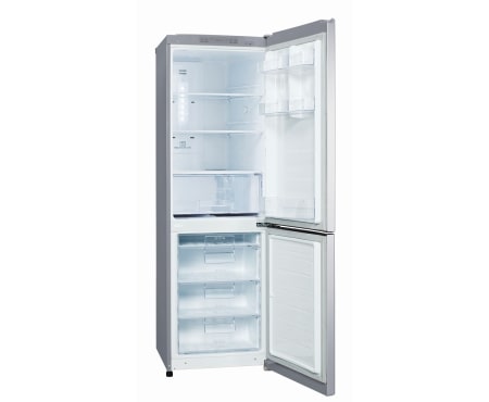 LG 306L Bottom Mount Refrigerator with Anti Fingerprint Stainless Finish , GB-306NP