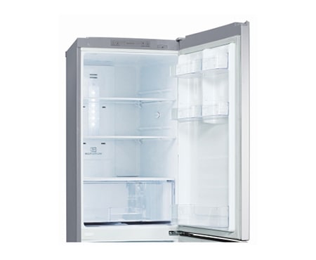 LG 306L Bottom Mount Refrigerator with Anti Fingerprint Stainless Finish , GB-306NP