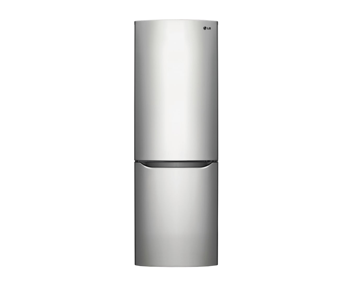 LG 306L Bottom Mount Refrigerator with Anti Fingerprint Stainless Finish , GB-306NP