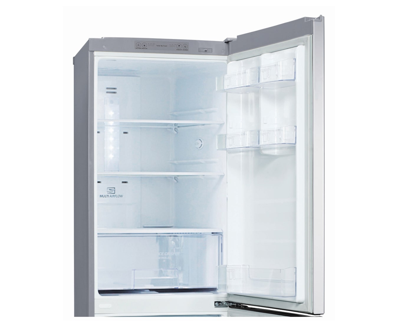 LG 306L Bottom Mount Refrigerator with Anti Fingerprint Stainless Finish , GB-306NP