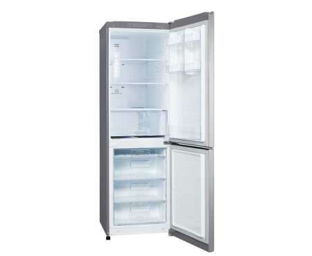LG 310L Anti-fingerprint Shiny Steel Bottom Mount Fridge, GB-310NPL