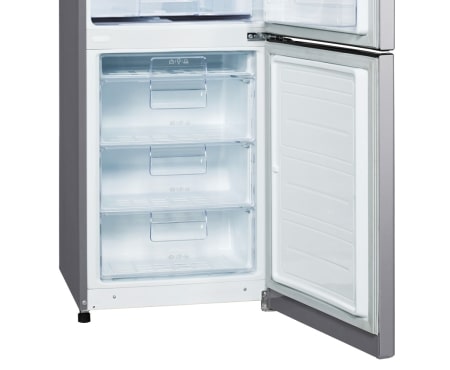 LG 310L Anti-fingerprint Shiny Steel Bottom Mount Fridge, GB-310NPL