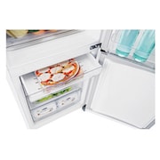 LG 310L Anti-fingerprint White Bottom Mount Fridge, GB-310RWL