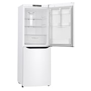 LG 310L Anti-fingerprint White Bottom Mount Fridge, GB-310RWL