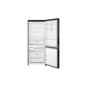 LG 420L Bottom Mount Fridge with Door Cooling in Black Finish, GB-455BLE