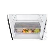 LG 420L Bottom Mount Fridge with Door Cooling in Black Finish, GB-455BLE