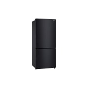 LG 420L Bottom Mount Fridge with Door Cooling in Black Finish, GB-455BLE