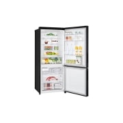 LG 420L Bottom Mount Fridge with Door Cooling in Black Finish, GB-455BLE