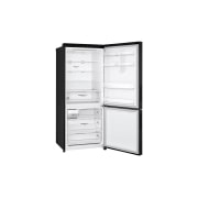 LG 420L Bottom Mount Fridge with Door Cooling in Black Finish, GB-455BLE