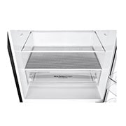 LG 420L Bottom Mount Fridge with Door Cooling in Black Steel Finish, GB-455BTL