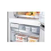 LG 420L Stainless Steel Bottom Mount Fridge with Door Cooling, GB-455PL