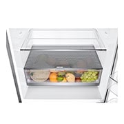 LG 420L Stainless Steel Bottom Mount Fridge with Door Cooling, GB-455PL