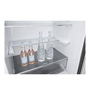 LG 420L Stainless Steel Bottom Mount Fridge with Door Cooling, GB-455PL