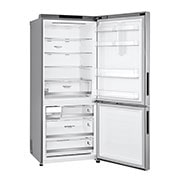 LG 420L Stainless Steel Bottom Mount Fridge with Door Cooling, GB-455PL