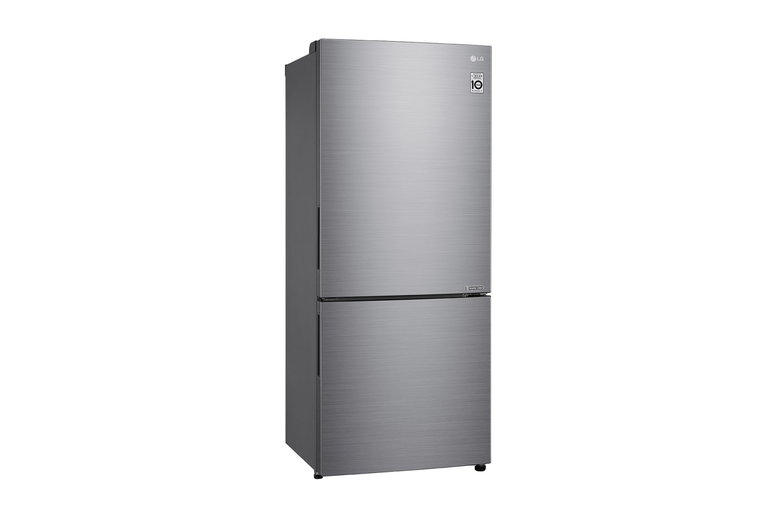 LG 420L Stainless Steel Bottom Mount Fridge with Door Cooling, GB-455PL