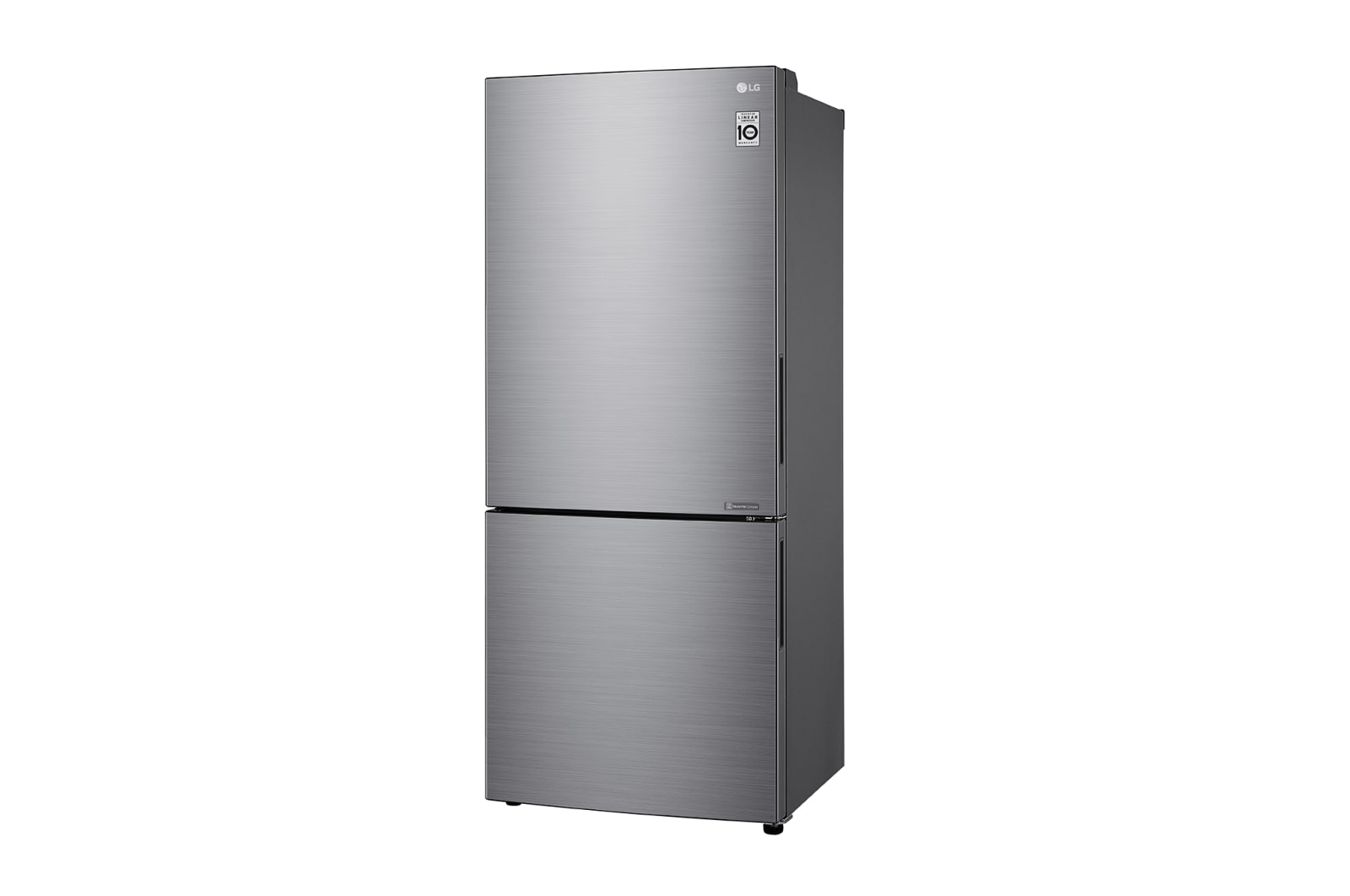 LG 420L Stainless Steel Bottom Mount Fridge with Door Cooling, GB-455PL