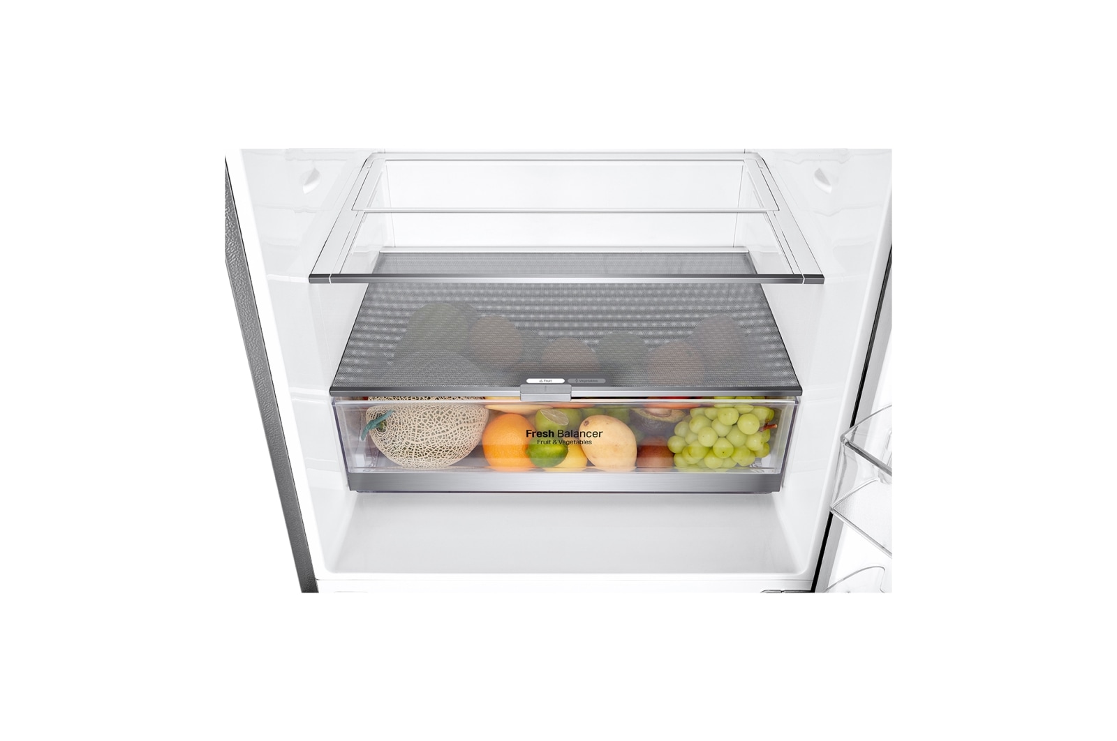 LG 420L Stainless Steel Bottom Mount Fridge with Door Cooling, GB-455PL