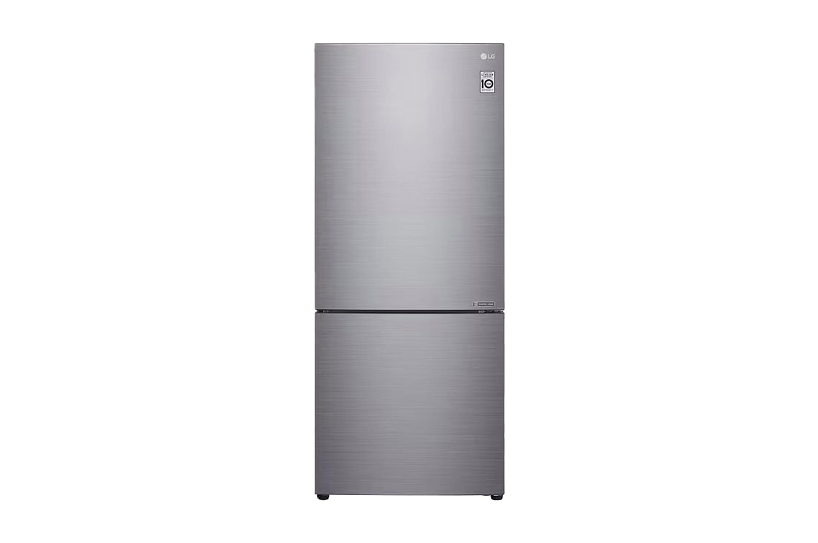 LG 420L Bottom Mount Fridge - Stainless Finish, GB-455PL