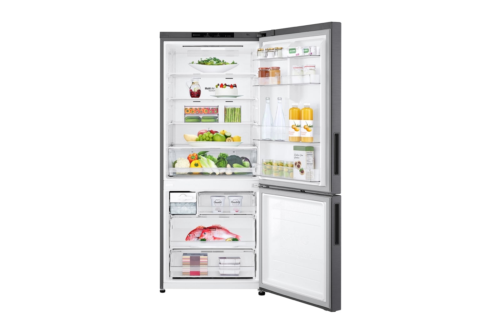 LG 420L Door Cooling+™ Bottom Mount Fridge with Door Cooling+™ GB-455UPLE, GB-455UPLE