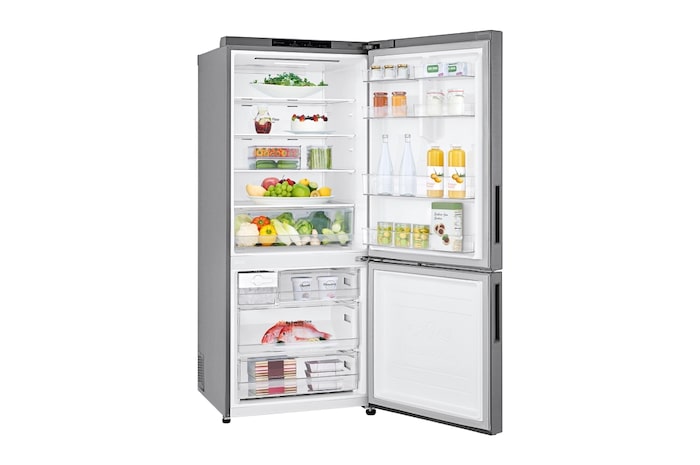 LG 420L Bottom Mount Fridge - Graphite Finish, GB-455UPLE