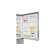 LG 420L Bottom Mount Fridge with Door Cooling in Dark Graphite Finish, GB-455UPLE