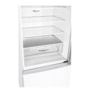 LG 420L Bottom Mount Fridge - White Finish, GB-455WL