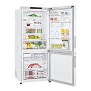 LG 420L Bottom Mount Fridge - White Finish, GB-455WL