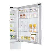 LG 420L Bottom Mount Fridge - White Finish, GB-455WL