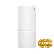 LG 420L Bottom Mount Fridge with Door Cooling in White Finish, GB-455WL